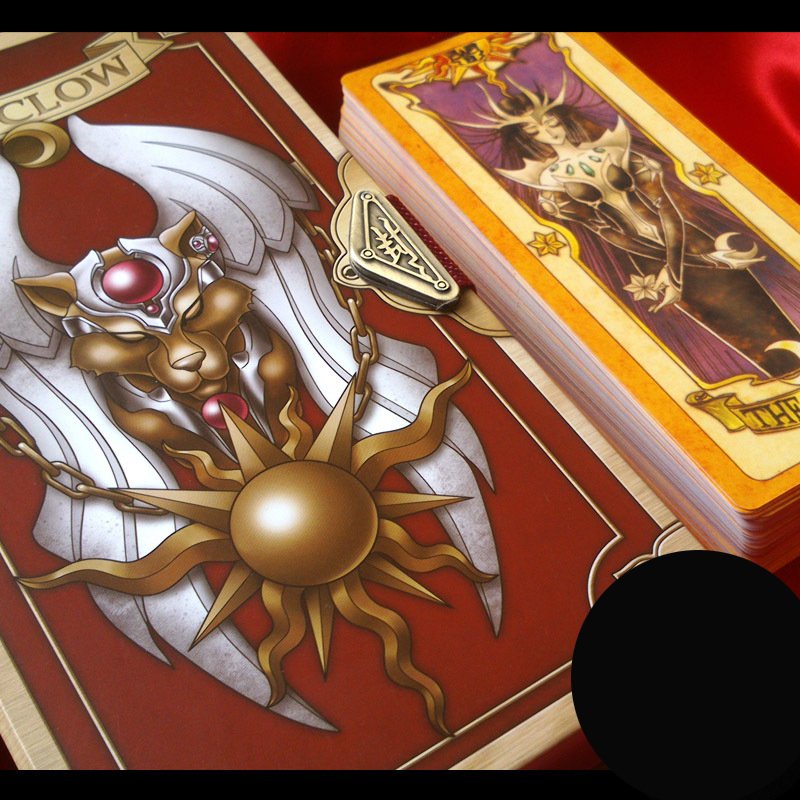Hộp thẻ bài Deluxe Clow Cardcaptor Kimetsu no Yaiba Genshin Impact pha lê Sakura Thủ lĩnh Tarot xinh xắn độc đáo