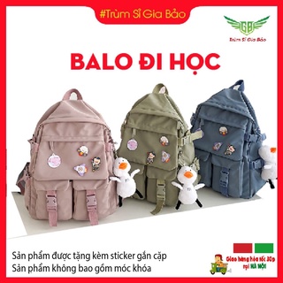 Balo nữ đi học ulzzang thời trang Hàn Quốc, cặp sách sinh viên học sinh dễ thương, túi xách đẹp hàng cao cấp chống nước