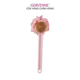 [ HB GIFT - HÀNG KHÔNG BÁN ] Cây Cọ Tắm Bông Tắm Chà Lưng 2 Mặt Gervenne (màu ngẫu nhiên)
