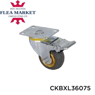 Bánh xe đẩy chịu lực xoay 360 đế bắt vít -  Sản phảm ứng dụng để làm xe đẩy hàng, kho hàng, inox - 1 bánh