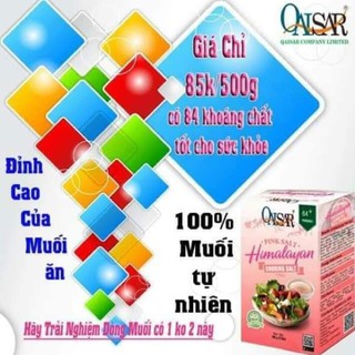 [HÀNG CHUẨN] Muối Hồng Himalaya Qaisar 500Gr