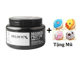 ⚡FREE SHIP⚡ Mã MINHSAN02 giảm 20k đơn 500k HŨ HẤP PHỤC HỒI CHUYÊN SÂU DELOFIL ARGAN OIL 500ML
