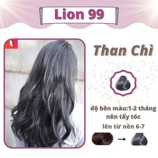 Thuốc Nhuộm tóc màu THAN CHÌ nhuộm tóc tại nhà nam nữ tặng kèm oxy găng tay mũ ủ