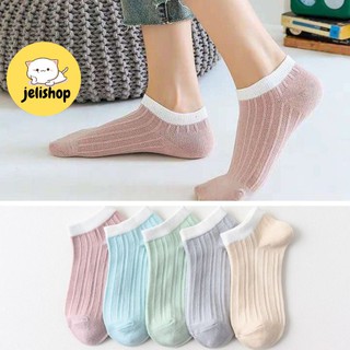 Tất, vớ gân ngắn cổ 5 màu