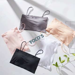 Áo ống quây ngực hai dây YOCO'S Su non có mút không gọng BRA002-Smartlife365