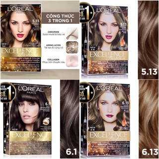 🥰Kem nhuộm dưỡng tóc màu thời trang L'Oreal Paris Excellence Fashion❤️