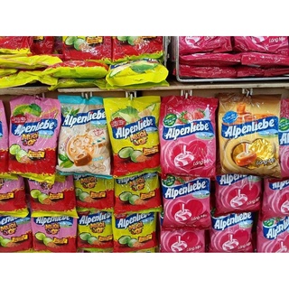 KẸO ALPENLIEBE 223GR XOÀI NON MUỐI ỚT, ỔI MUỐI ỚT....