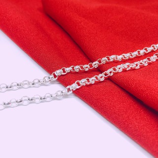 Dây chuyền bạc ta cho bé trai dạng mắt xích LINH MIU SILVER