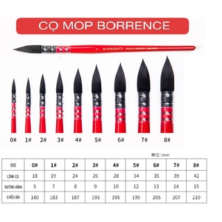 CỌ MÓP BORRENCE lông sóc cao cấp