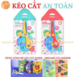 Mideer Kéo cắt giấy an toàn cho bé chơi các trò thủ công My Mickey Shop
