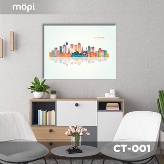 Tranh Canvas treo tường trang trí nhà cửa chủ đề các thành phố trên thế giới