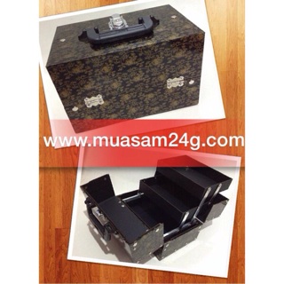 Hộp đựng mỹ phẩm cá nhân 2 mâm dài 25cm