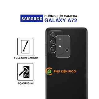 Cường lực camera Samsung Galaxy A72 độ cứng 9H trong suốt - Dán camera Samsung Galaxy A72