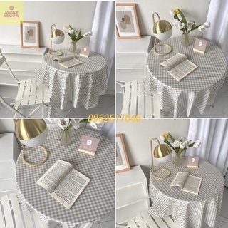 Khăn trải bàn caro nhựa PVC không thấm nước dùng làm phông nền chụp ảnh picnic dã ngoại