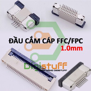 Chân cắm cáp bẹ 1.0mm dùng thay socket cắm cáp bàn phím laptop, đầu cắm cáp chuột cảm ứng hoặc bo nút nguồn laptop ...