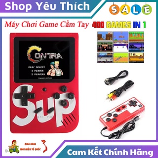 Máy Chơi Game Cầm Tay Sup 400 Trò Chơi Màn hình LCD 3 Inch - Kèm Tay Cầm Chơi Game 2 Người