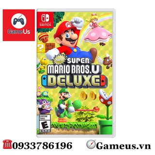 Băng game nintendo switch : Super Mario Bros U: Deluxe - Nintendo Switch Hệ US