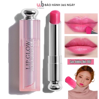 Son Dưỡng Dior 007 Màu Hồng Tím Addict Lip Glow Raspberry Mới Nhất 2021,Dòng Son Dưỡng Cao Cấp,Sang Trọng,Nữ Tính.
