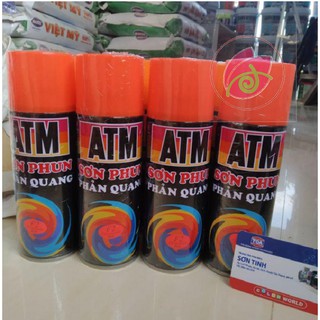 Sơn xịt màu đỏ phản quang ATM F2