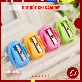 Gọt bút chì nhựa cầm tay cho bé (1 chiếc)- Nhiều mẫu