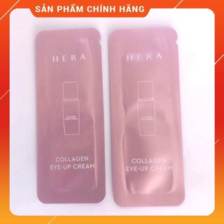 Gói sample kem chống nhăn vùng và làn săn chắc da cùng mắt Collagen eye-up cream Hera 1ml.