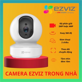 Camera WIFI TRONG NHÀ XOAY 360 EZVIZ TY1 độ phân giải 2MP  - 4MP, đàm thoại 2 chiều, chính hãng, bảo hành 24 tháng
