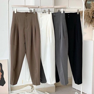 Quần Baggy Cạp Liền Cao Cấp 2Khuy CCL014