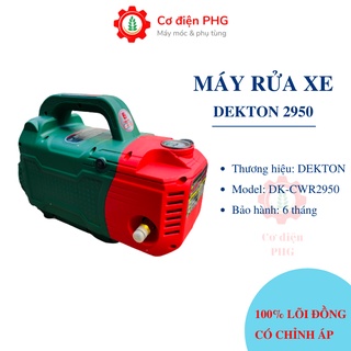 Máy rửa xe Dekton 2950W chuyên dùng xịt rửa xe, vệ sinh công nghiệp và nhà cửa| Bền mạnh | Máy rửa xe có chỉnh áp