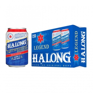 Bia Hạ Long xanh thùng 24 lon x 330ml