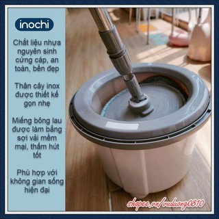 Bộ cây lau nhà tròn xoay 360  Inochi (SM-31)