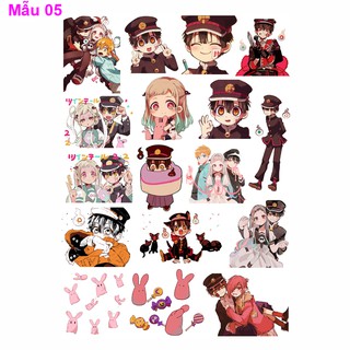 Sticker/ Hình dán anime manga Jinbaku Shounen Hanako-Kun - Ác Quỷ Trong Nhà Vệ Sinh ( Mẫu 05)