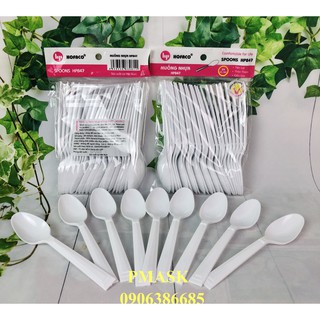 Muỗng nhựa dùng 1 lần  – Muỗng nhựa dùng 1 lần 24 cái/ bịch HPB47  – Thìa nhựa cao cấp HOFACO