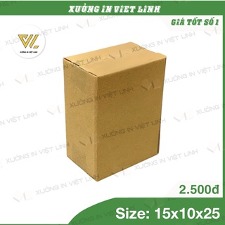 [FreeShip - Giá gốc tận xưởng] Hộp 25x15x10 cm- Hộp Carton Đóng Hàng