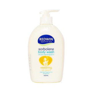 [Mã 153FMCGSALE1 giảm 10% đơn 250K] Sữa Tắm Dưỡng Ẩm Redwin Sensitive Skin Sorbolene Body Wash With Vitamin E 500Ml