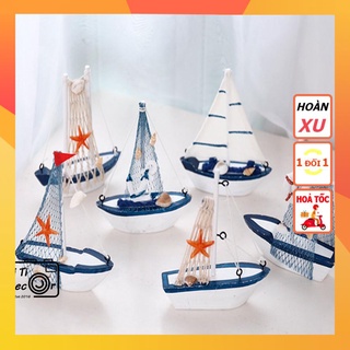 Thuyền biển trang trí chụp ảnh, decor nhà cửa, cửa hàng - TitiDecor