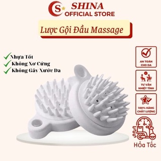Lược Gội Đầu Nhật Bản Silicon Cao Cấp SLGĐ01 Lược Gội Đầu, Lược Mát Xa Giúp Giảm Stress, Ngăn Rụng Tóc Và Mọc Tóc