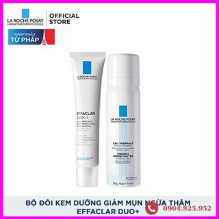 Sét kem dưỡng giảm mụn duo+ kèm xịt khoáng La roche posay