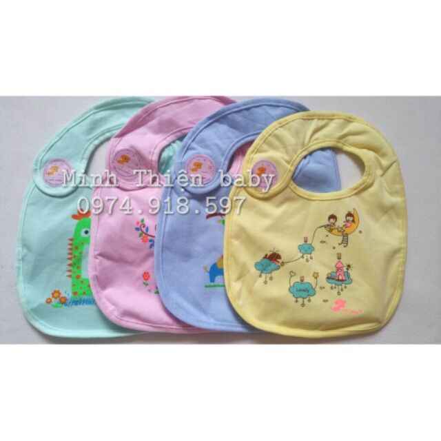 Yếm dán cotton Mintu