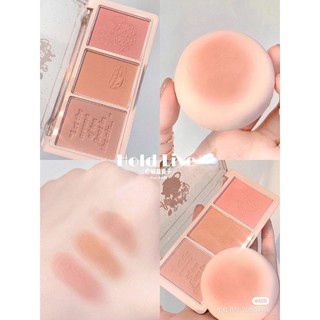 Phấn má hồng trà sữa bánh kem Hold Live