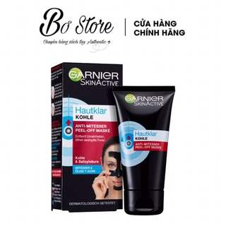 [NỘI ĐỊA ĐỨC] Gel lột mụn đầu đen và mụn cám Garnier Skin Active từ than trư hoạt tính, 50ml