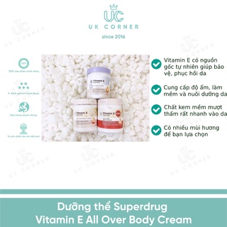 [TIẾT KIÊM]_Dưỡng thể Superdrug Vitamin E All Over Body Cream