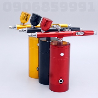 Súng phun sơn mô hình mỹ thuật mini,dụng cụ pha màu sơn xịt cầm tay làm handmade,DIY