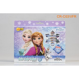 BÚT SÁP MÀU COLOKIT Nhân Vật Hoạt Hình ELSA (FROZEN) 24 Màu