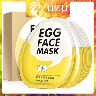 N36 Mặt nạ trứng trắng da cấp ẩm mờ thâm se khít lỗ chân lông mask nội địa trung cao cấp bioaqua