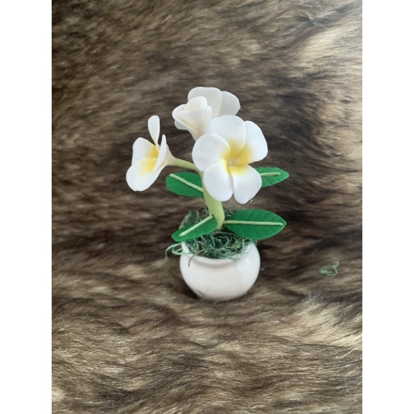 chậu hoa sứ mini bằng đất sét
