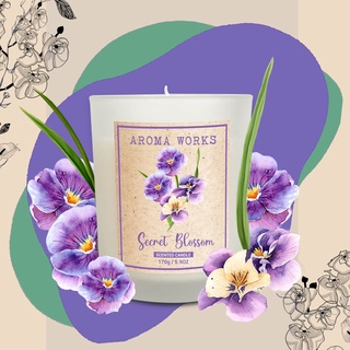 Nến Thơm Thiên Nhiên Aroma Works Natural Scented Candle - Secret Blossom