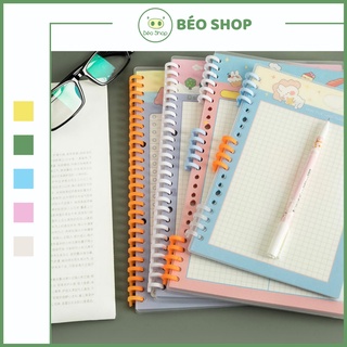 Binder thanh còng nhựa cao cấp Béo shop đường kính 12mm phụ kiện sổ còng sổ planner