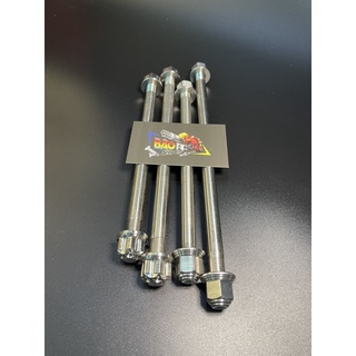 Cốt inox304 kèm tán inox salaya gắn xe máy