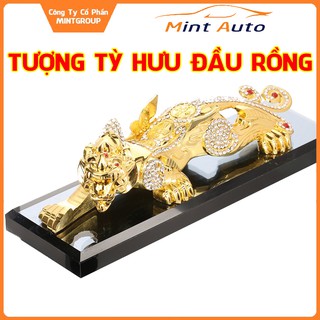 Nước hoa ô tô tượng tỳ hưu phong thủy bằng hợp kim cao cấp sang trọng trang trí taplo ô tô