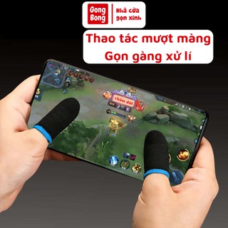 Bao tay chơi game ff pubg memo siêu mượt chống mồ hôi, găng tay choi game 2 ngón nhạy bén cao thủ chuyên nghiệp sử dụng